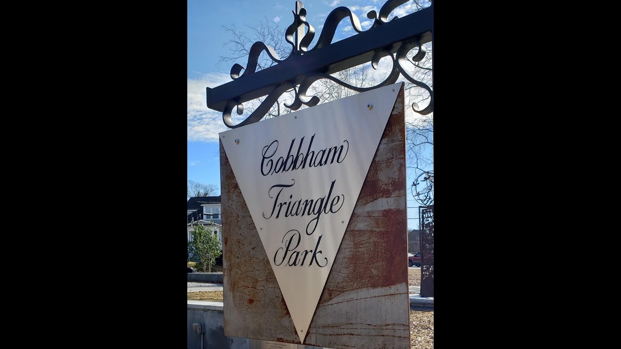 Athens Public Art, Cobbham Triangle Park YouTube