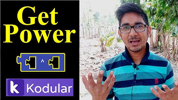 get power in thunkable Kodular or appybuilder. Mathematics Block uses