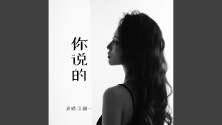 你说的