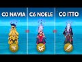 Who is the best geo dps navia vs noelle vs itto   genshin impact 