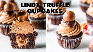 Lindt Truffle Cupcakes