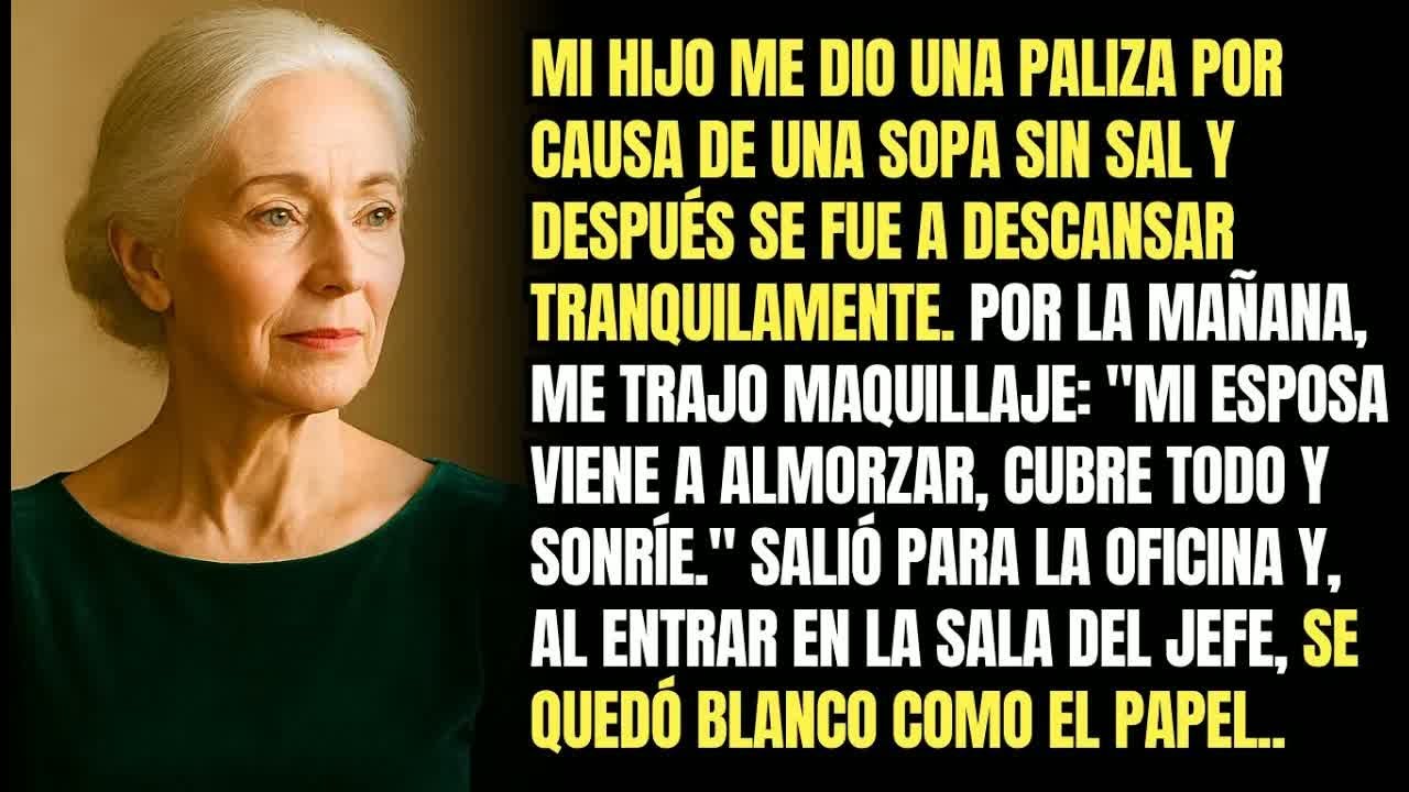 Mi Hijo Me Golpeó Por Causa De La Sopa Sin Sal Y Después Se Fue A Dormir Tranquilamente...