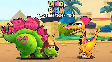Dino Raptor and Stegosaurus combo - Dino Bash 2 Travel Through Time