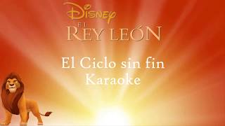 Video thumbnail of "El ciclo sin fin | El rey león | Karaoke☀️🦁"