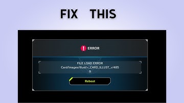 How to Fix "File load Error" on Master duel