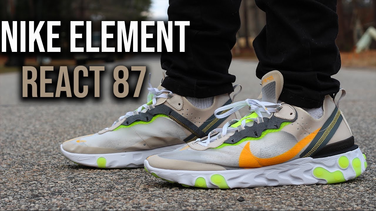 Nike Element React 87 Light Orewood Brown Review onfoot!! YouTube