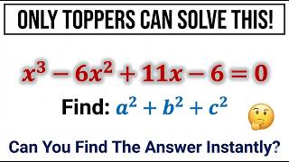 Most of the people fail to solve this | Math Olympiad Problem | Algebra | Mathematics
