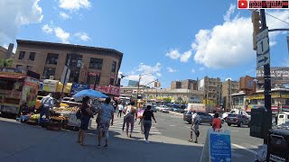 Bronx Walk NYC [4K] - Exploring Quarry Rd, Author Ave-Little Italy & More, July 2021
