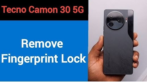 Tecno Camon 30 me fingerprint kaise hataye, how to remove fingerprint lock in Tecno Camon 30