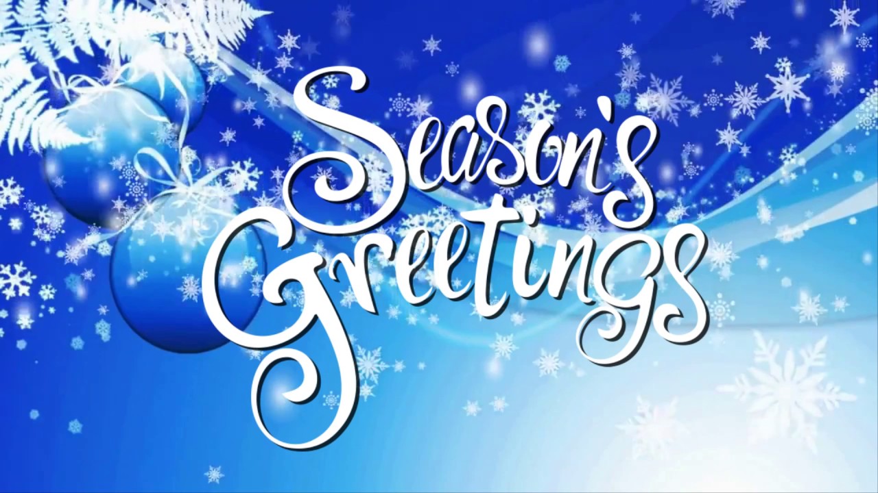 Free Seasons Greetings Video