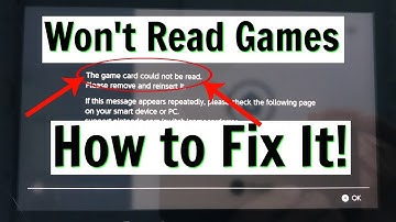 Nintendo Switch Wont Read Games