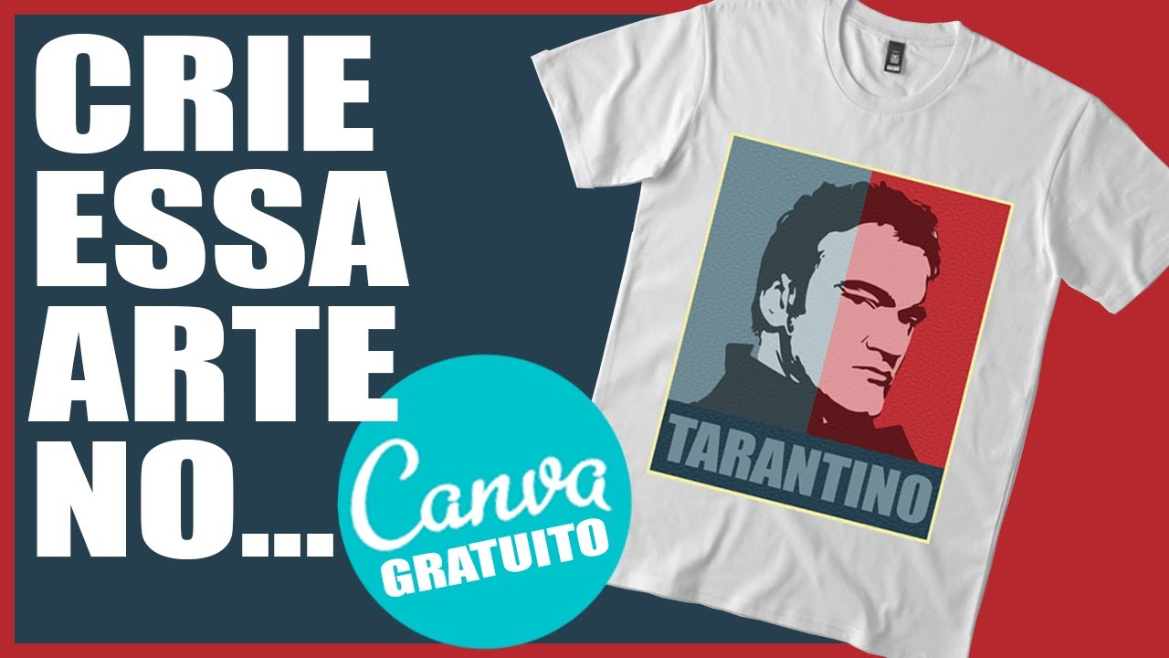 COMO CRIAR ESSA ARTE DE CAMISETA NO CANVA ONLINE GRATUITO EM 2022