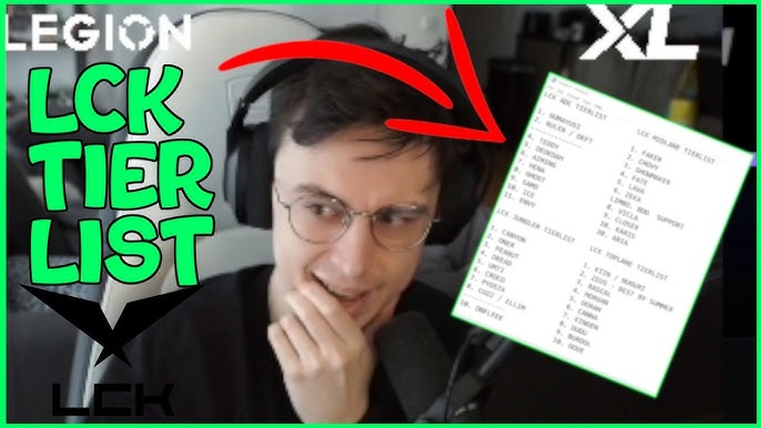 Caedrel's VERY Competitive Tier List Of Female Champions