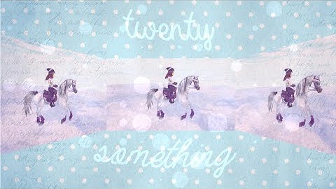 Twenty Something ✘ Star Stable Online