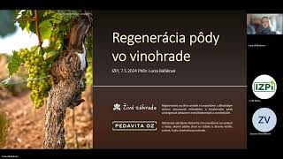 Regenerácia pôdy vo vinohrade - IZPI 2024 máj