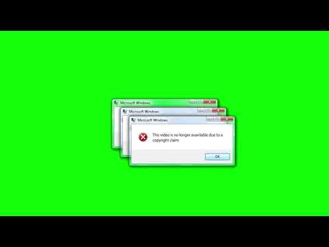 Windows Error Green Screen (HD)