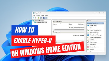 How to Enable Hyper-V on Windows 10 | 11 Home