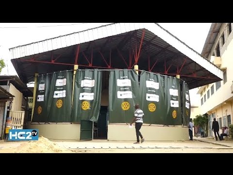 Rotary Club Passeport Les Diplômates: Le Hall De Vaccination De L'hôpital De Zone De Menontin Rénové