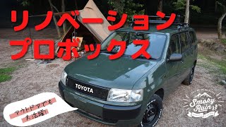 【紹介動画】プロボックスを緑でオールペイント！#トヨタ#プロボックス#サクシード