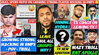 Why Sid LEFT🤯 GS Player Reply *KUTTE BHOKE*😱 TX New Player🤔 Jelly REPLY on GODL😳 Mazy TROLL Apollo🥵