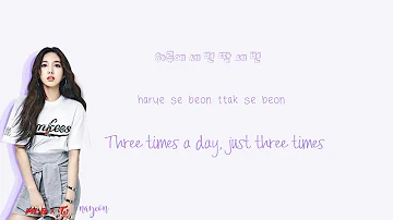 TWICE - Three Times A Day Lyrics (하루에 세번) Han|Rom|Eng Color Coded