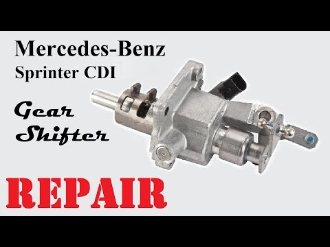 Mercedes Sprinter CDI Gear Shifter Repair / Ремонт механизма переключения передач кулисы КПП