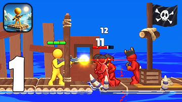 Raft Hero - Build Raft - Part 1 - Gameplay Walkthrough (Android, iOS Game)