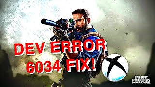 How To Fix Dev Error 6034 | MW 2019 - XBOX