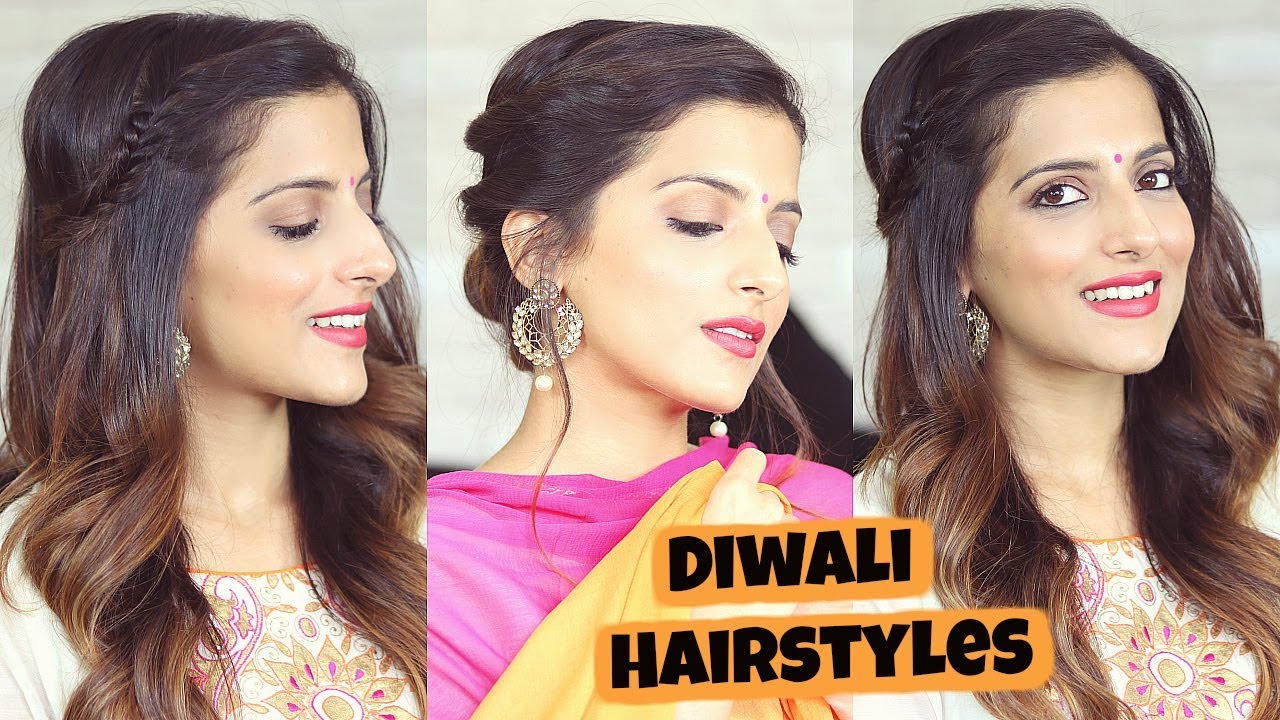 Five Best Easy to Do Hairstyles for Diwali