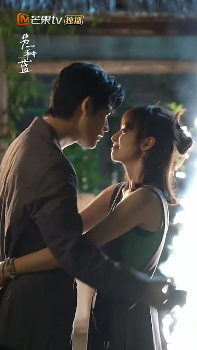 FIREWORK KISS of Victoria Song and Vic Chou! So adorable! #RebloomingBlue #cdrama #kiss