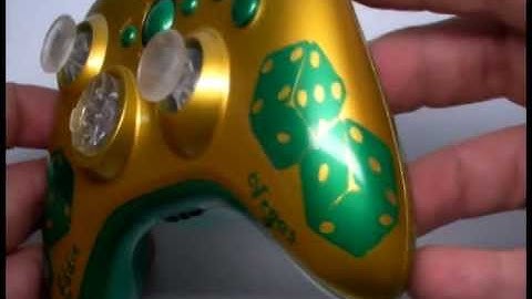 +SPEED ART+ Eddie Vegas Custom Xbox 360 Controller (Review + Speed Art)