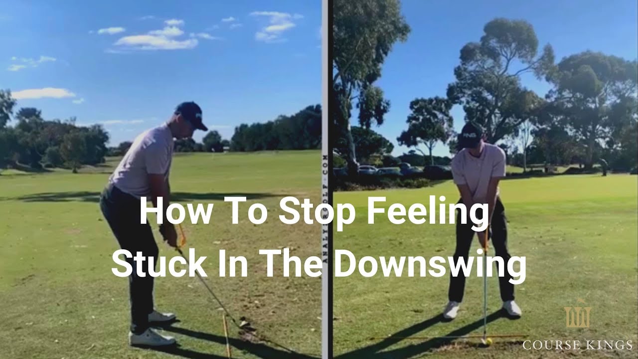 What To Do If You Feel Stuck In Your Downswing - YouTube