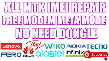 ALL MTK IMEI REPAIR WITH FREE MODEM META MODE TOOL 2020