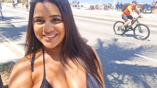 4K Brazilian Girl Ipanema Beach Adventure with Miss Bebesota! 🏖️☀️ Rio's Hottest Beach & Beyond