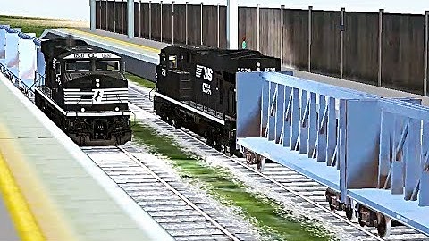 Train Sim - California Coast Using GE ES44DC Evolution Series - Simulasi Kereta Api