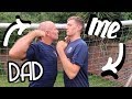 ME VS MY DAD!! THE FINAL GARDEN FOOTBALL CHALLENGE!!