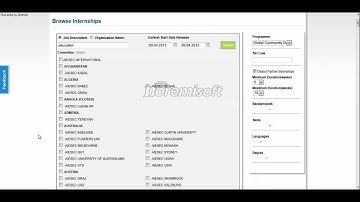 myaiesec.net project search online tutorial