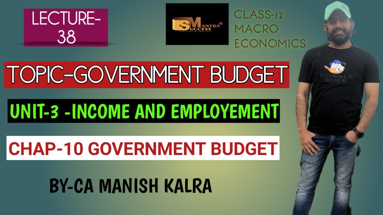 assignment on government budget class 12