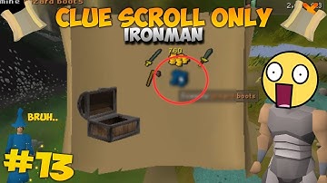 I GOT THE BLUE BOOTS! - Clue Scroll Only Ironman #13