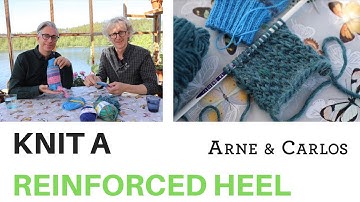 How to Knit a Reinforced Heel. Part 1 of Heel Flap and Gusset tutorial by ARNE & CARLOS