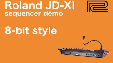 Roland JD-Xi sequencer demo - "8bit" style