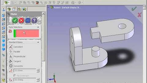Simple assembly mates