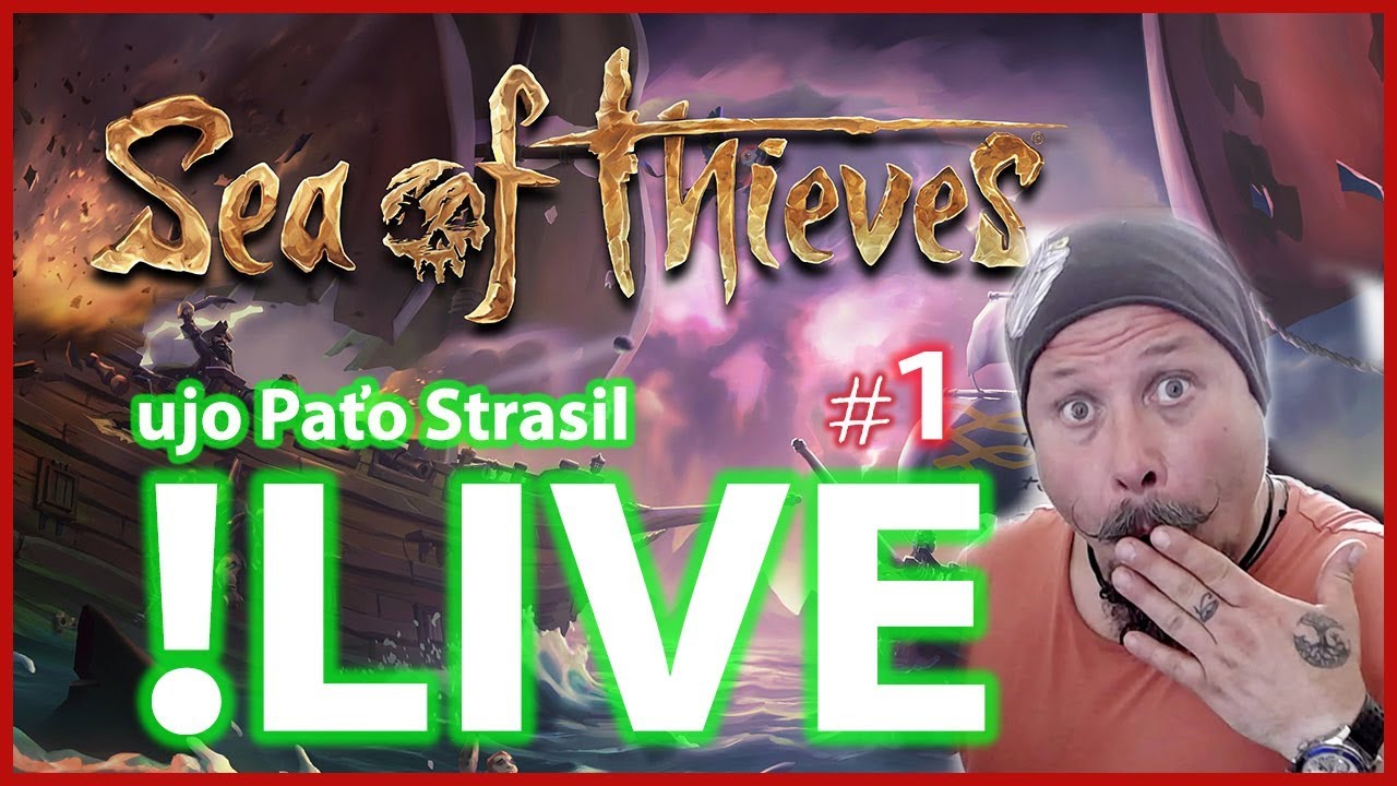🔴 !LIVE #1 - SEA OF THIEVES - Ujo Paťo Strasil w/ Menameselassie, Evžen, Asimister | UNIZA Masters