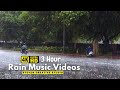 Rain and thunder sound 4k  relaxation film with calming music