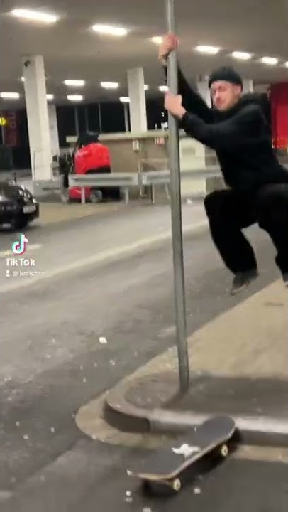 Stripper or skater? #shorts #skateboarding #poledance