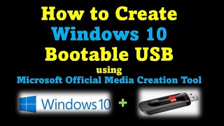 how to create windows 10 bootable usb flash drive