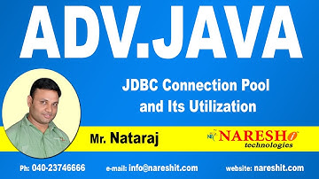 JDBC Connection Pool and Its Utilization | Advanced Java Tutorial  |  Mr.Nataraj