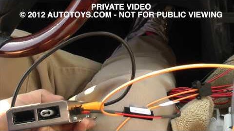 Mercedes Benz S500 Dension Ipod Bluetooth USB installation UNCUT VIDEO USE AT YOUR OWN RISK
