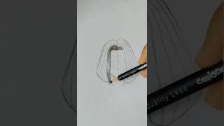 تعلم رسم/كيف ترسم شعر سهل بالرصاص للمبتدئين/رسم ستايل شعر من الامامdrawing تعلم_الرسم تعليم