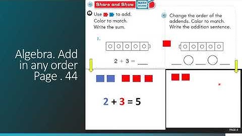 Grade 1 Math lesson 1.6